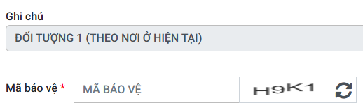 Hình ảnh minh họa Thao tác nhập mã bảo vệ