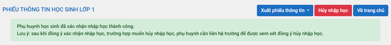 Hình ảnh thông báo thành công