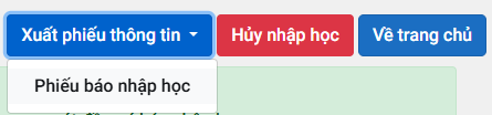 Hình ảnh nút Xuất phiếu thông tin