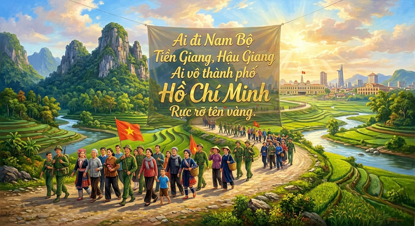 Ta đi tới